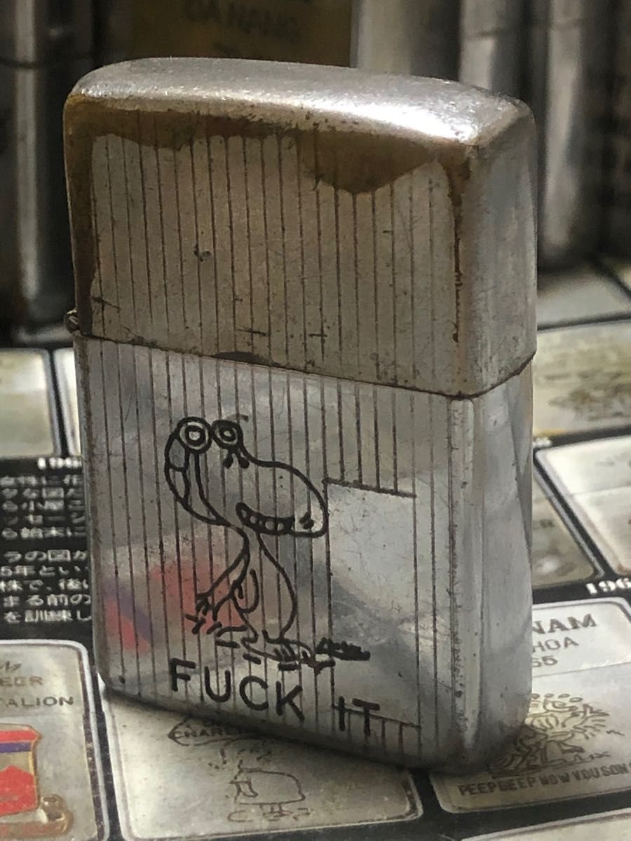 ベトナムZIPPO】本物 1965年製ベトナムジッポー「スヌーピー