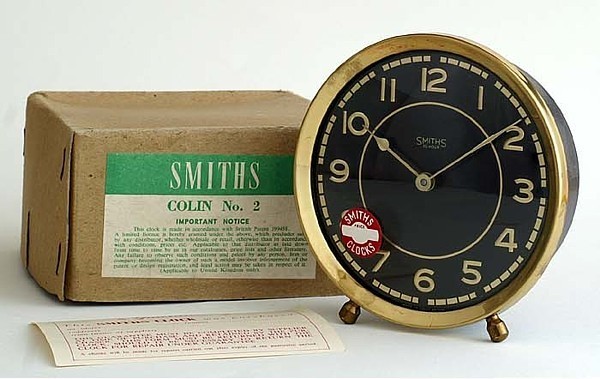 】E【＜】SMITHS 50'S CLOCK コーリン：デッドストック新品