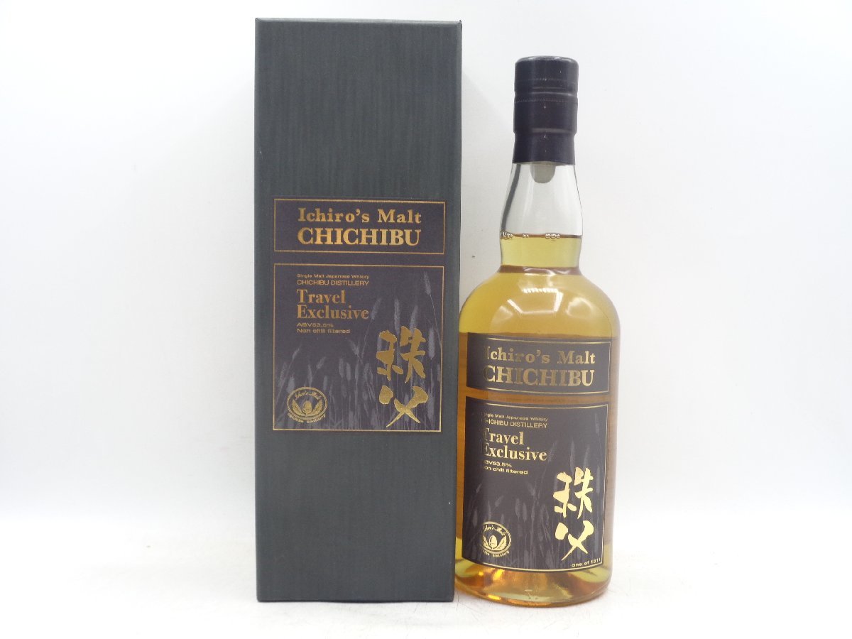 Ichiro's Malt CHICHIBU TRAVEL EXCLUSIVE イチローズ モルト 秩父 トラベル エクスクルーシブ 箱入 700ml 53,5% 未開栓 古酒 X64091_画像1