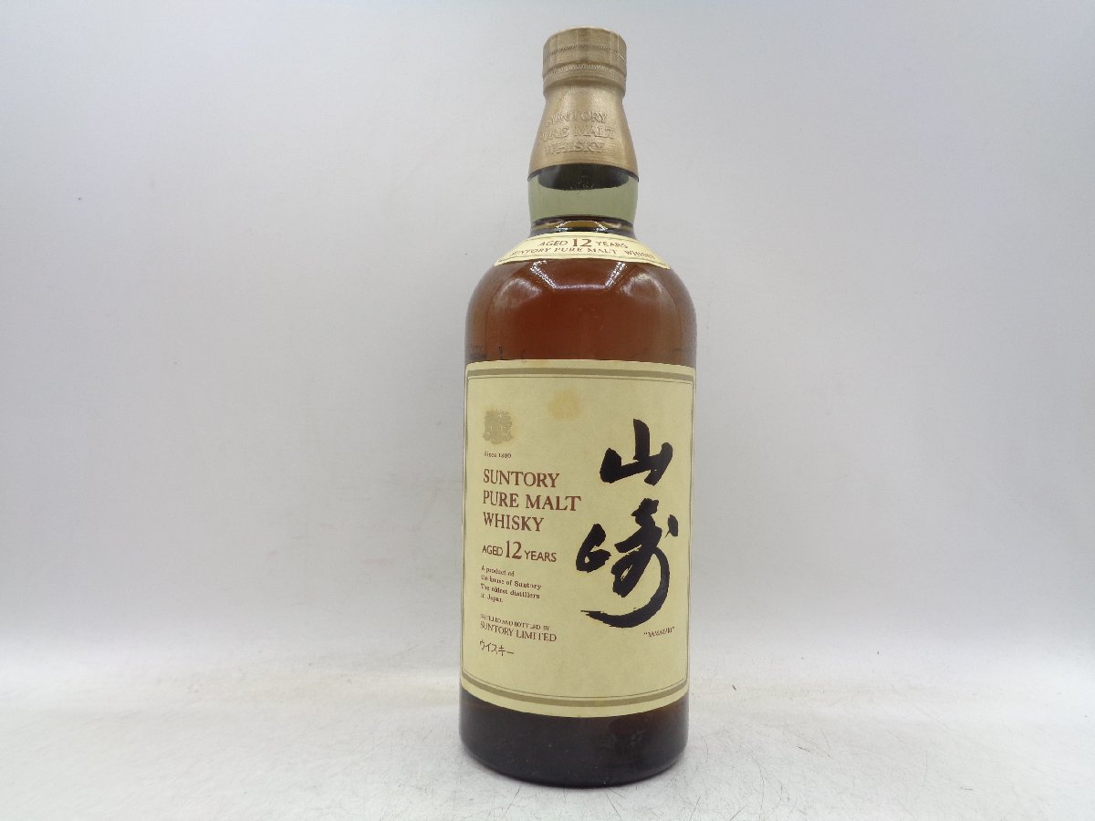 SUNTORY PURE MALT WHISKY サントリー ピュアモルト ウイスキー 山崎