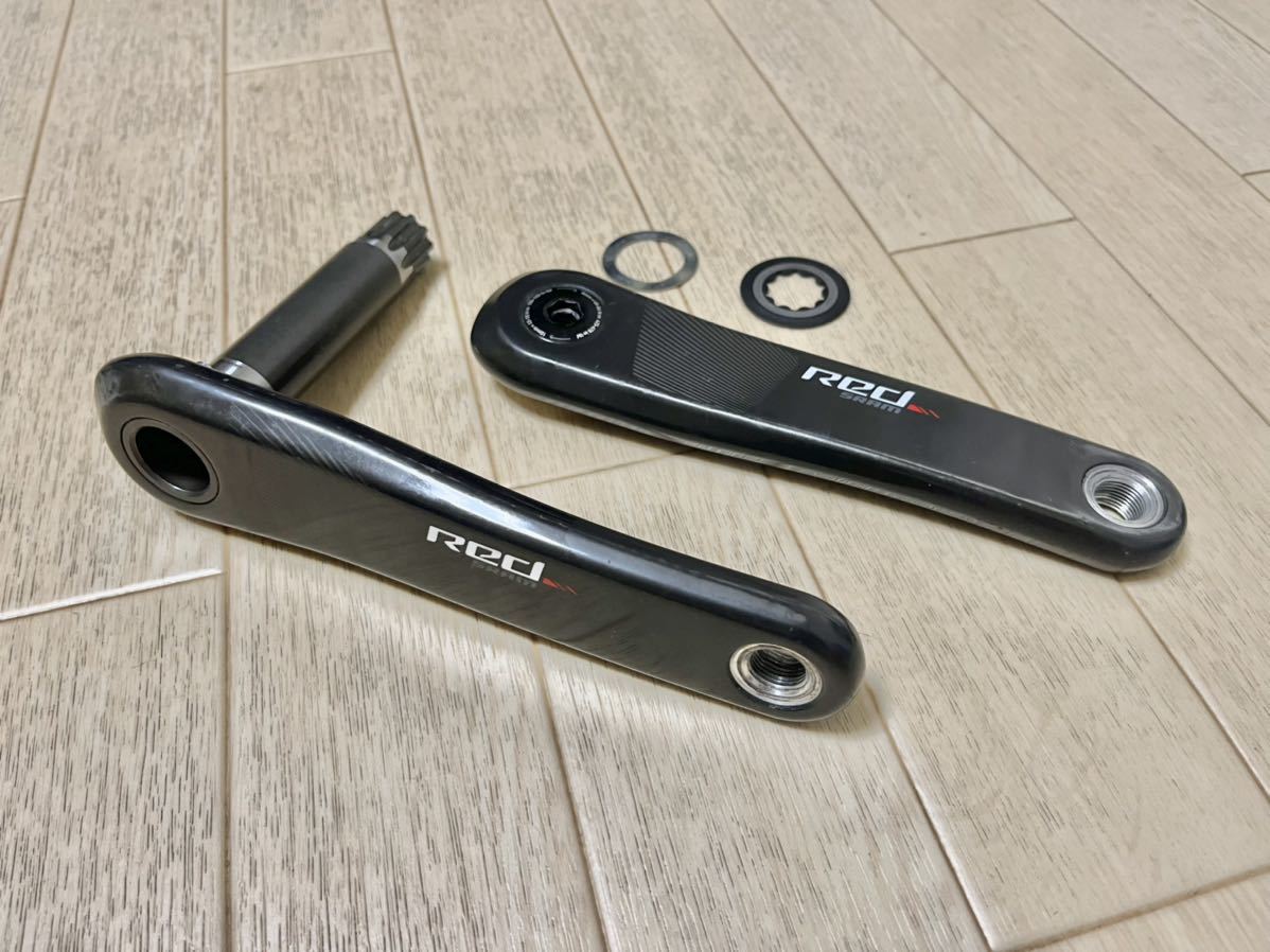 sramRED カーボンクランク165mm Yahoo!オークション - SRAM スラム Red カーボンクランク 165mm