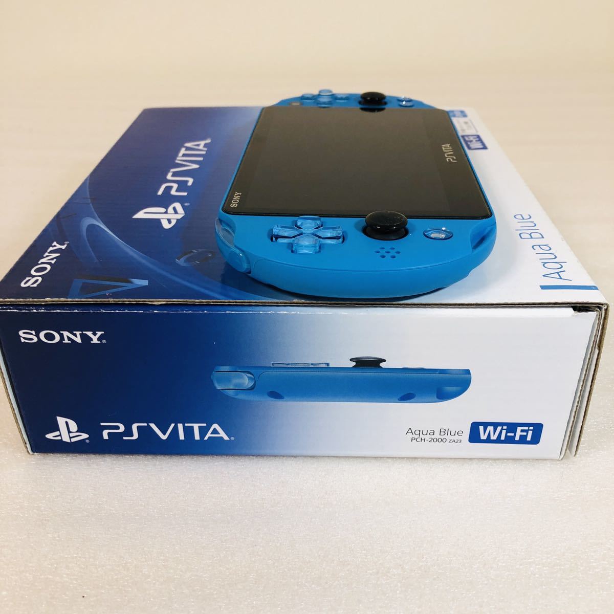 美品】1円〜 PS Vita 2000 アクアブルー PlayStation Vita PCH-2000