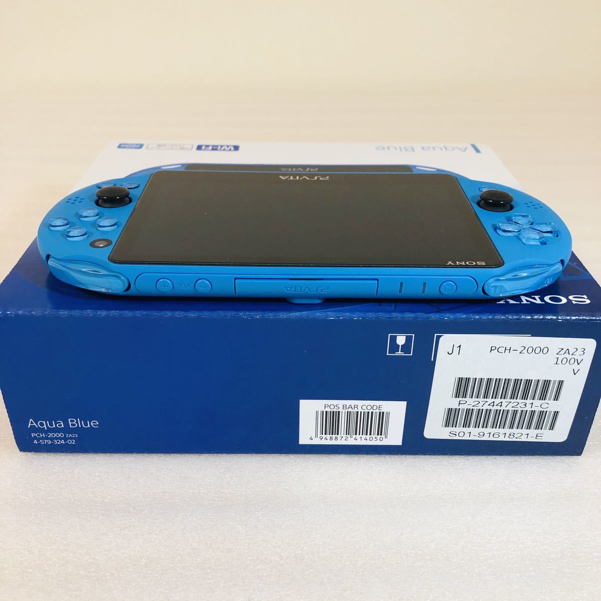 美品】1円〜 PS Vita 2000 アクアブルー PlayStation Vita PCH-2000