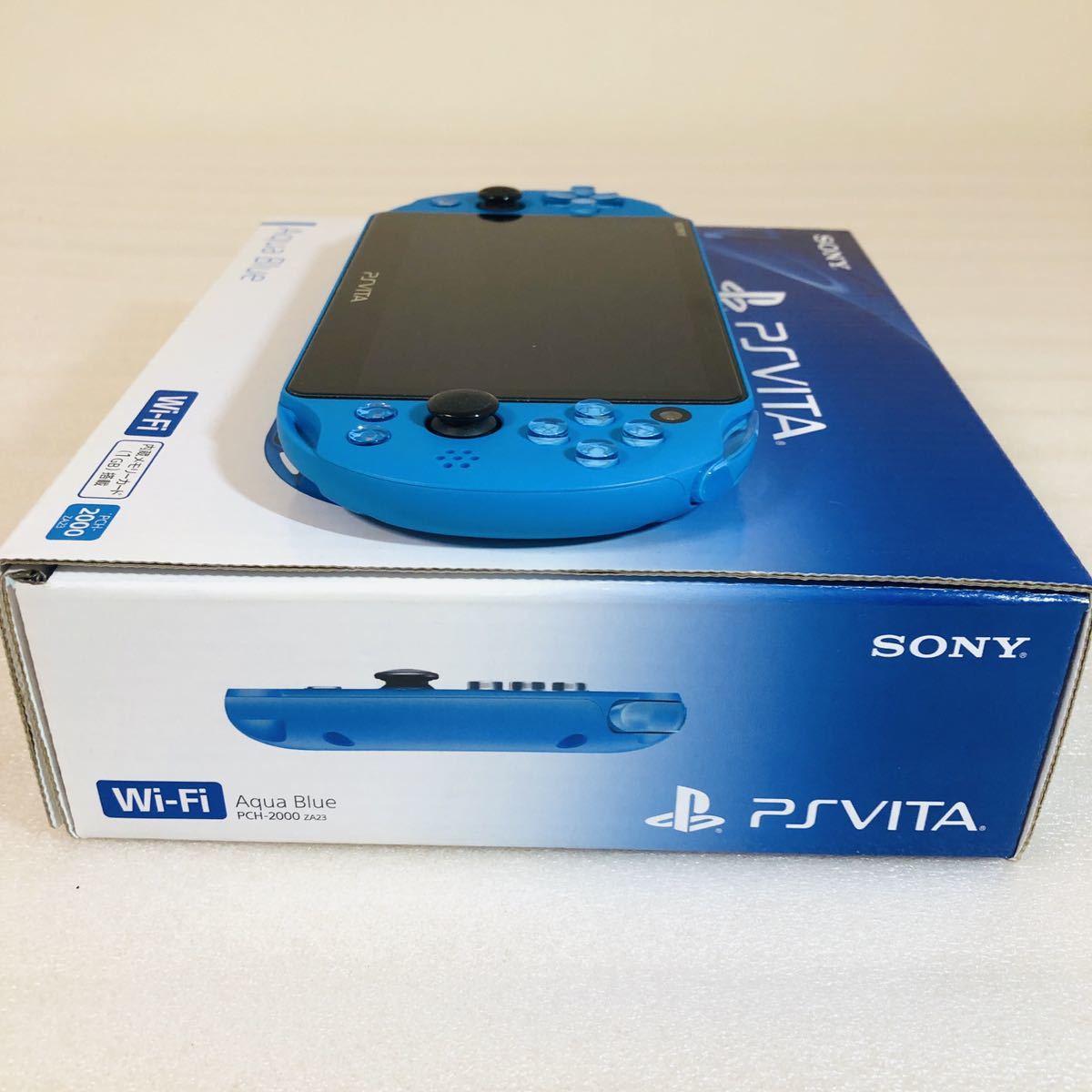 美品】1円〜 PS Vita 2000 アクアブルー PlayStation Vita PCH-2000