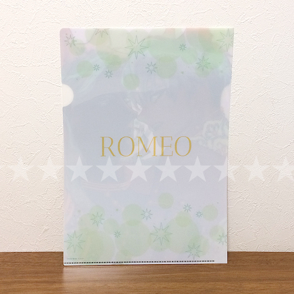 特典のみ★ROMEO 4巻★とらのあな限定特典 クリアファイル★わたなべあじあ_クリアファイル：裏面