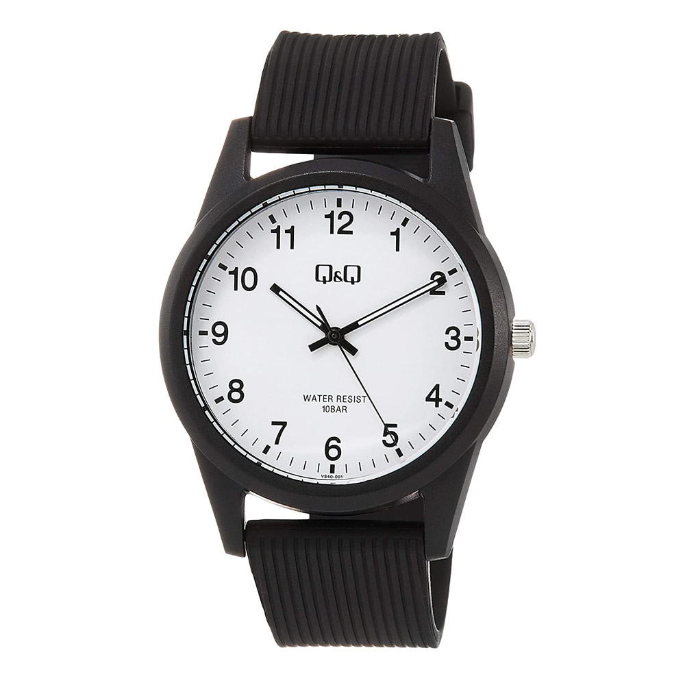 シチズン 腕時計 アナログ 10気圧防水 ウレタンベルト ホワイト メンズ VS40-001/3133/送料無料メール便 ポイント消化_画像1