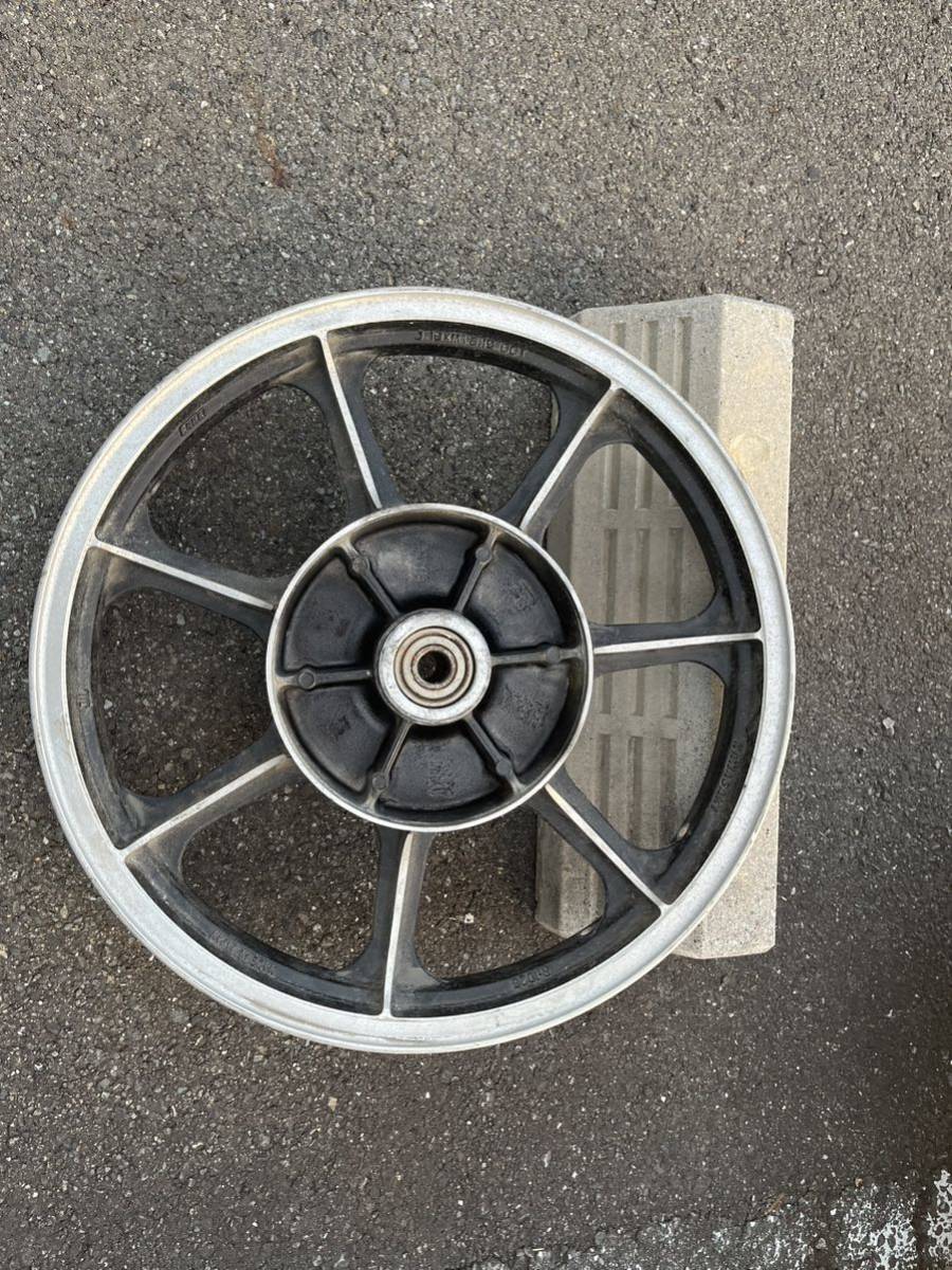 当時物 カワサキ純正 Z750FX Z1000MK2 Z1R?リアホイール 2.15-18