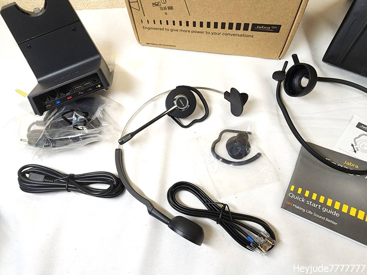 【新品/未使用品】Jabra Engage 75 高機能 ワイヤレス ヘッドセット ハンズフリー 充電スタンド 付き