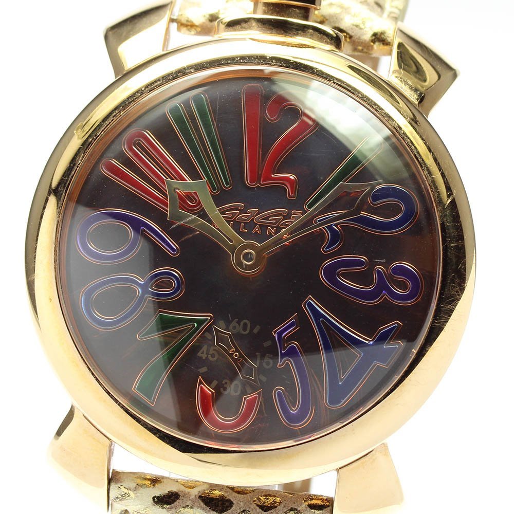 値下げ！】GaGa MILANO ガガミラノ マヌアーレ 48mm-