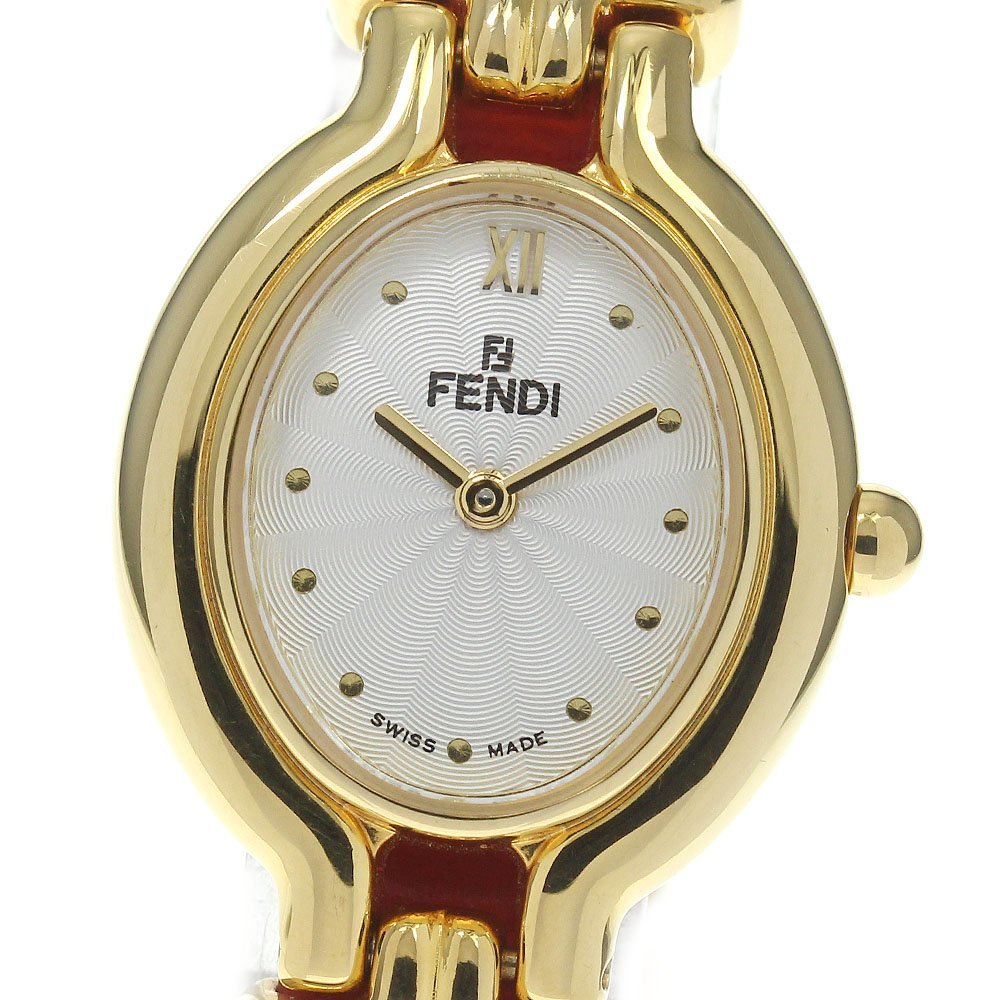 ☆内箱・保証書付き【FENDI】フェンディ チェンジベルト 640L クォーツ