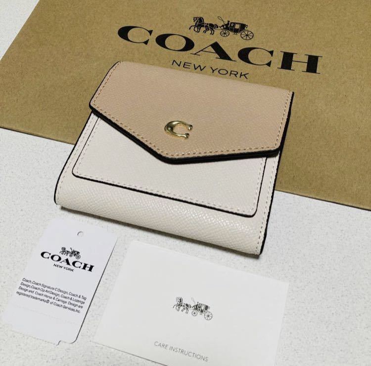 ☆COACH コーチ C2619 三つ折り財布 スモールウォレット カラー