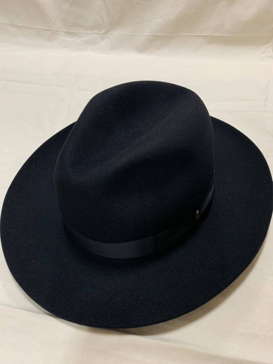 新品】 ボルサリーノ 新品未使用！Borsalino フェルトハット 中折れ