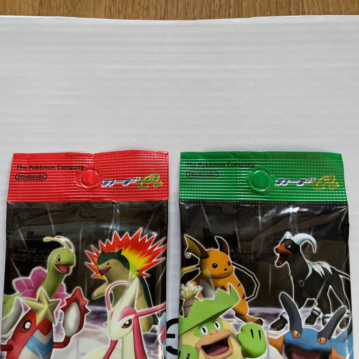 ポケモンコロシアム ダブルバトルカードe+ 青色 赤色 黄色 緑【4 ポケモンコロシアム ダブルバトルカードe+ 青色 赤色 黄色 緑【4