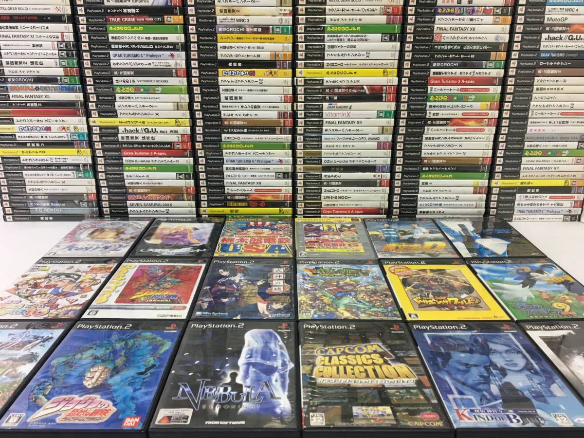 P418 PS2 プレイステーション2 ソフト 大量セット 300本 まとめ売り