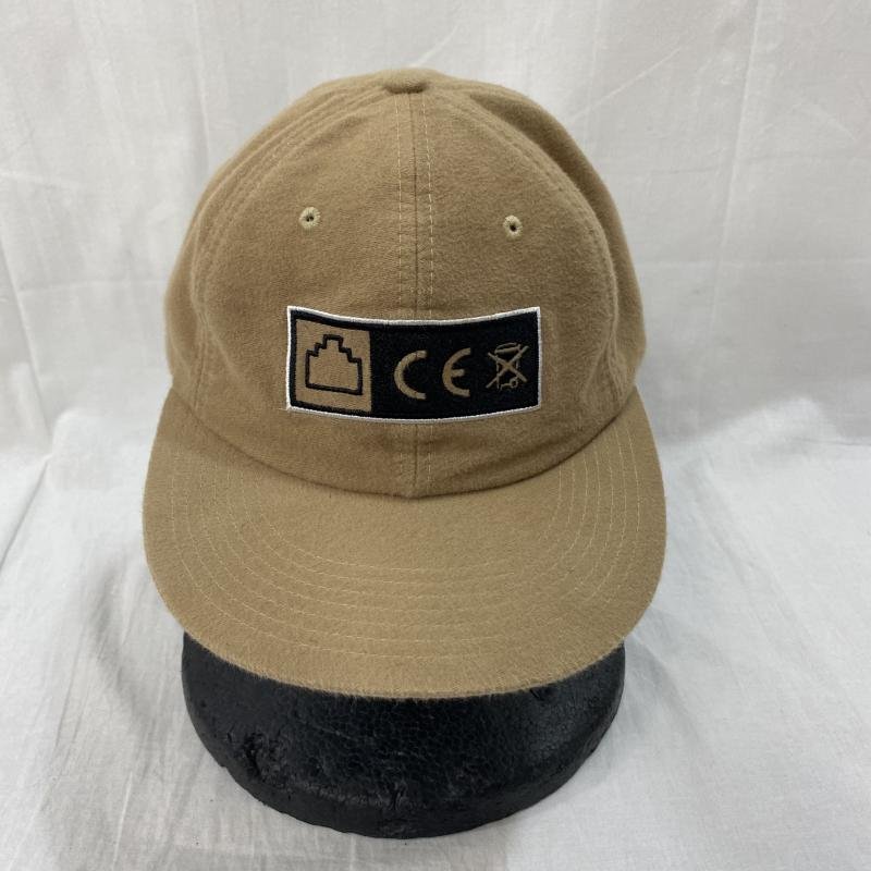 本物の シーイー 刺繍 X ロゴ、文字 ベージュ ベージュ 帽子 帽子 野球帽