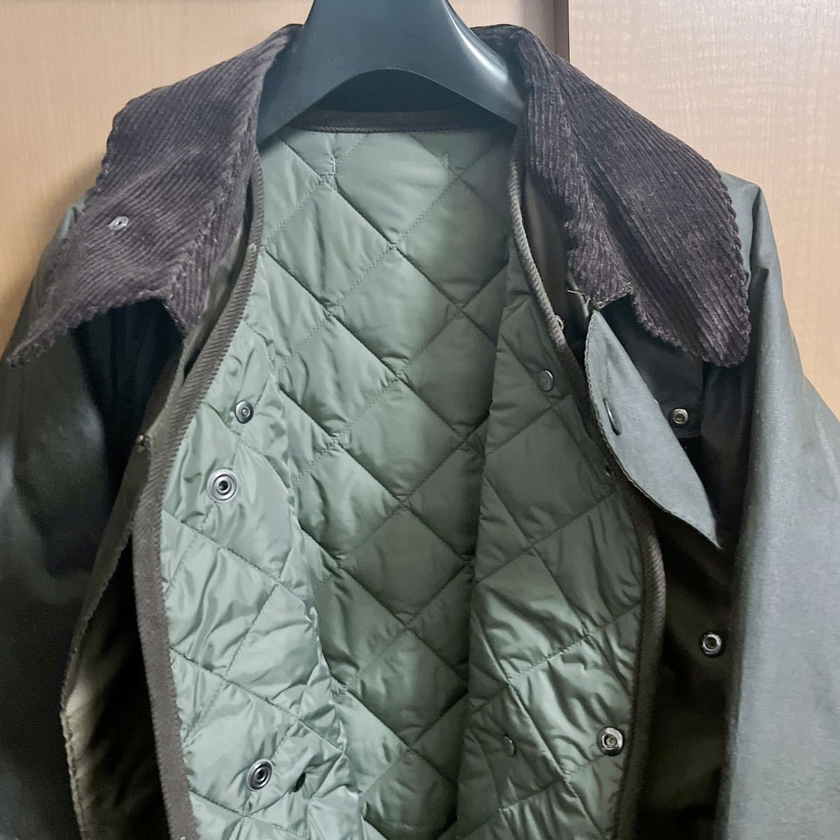 【新品未着用】KAPTAIN SUNSHINE Barbour 3/4 Coat サイズ40_画像7