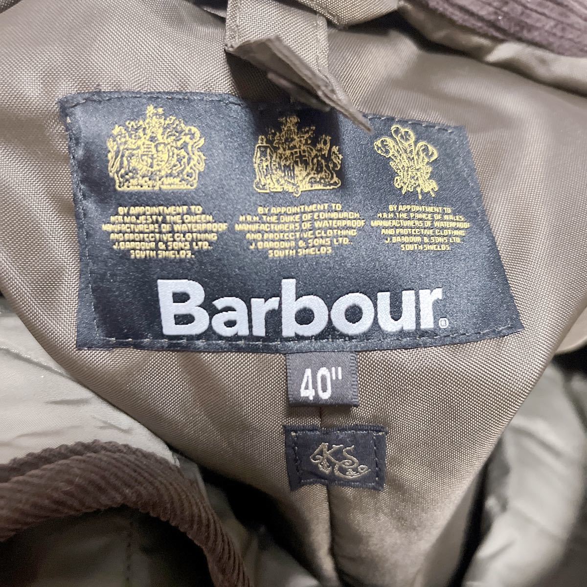 【新品未着用】KAPTAIN SUNSHINE Barbour 3/4 Coat サイズ40_画像9