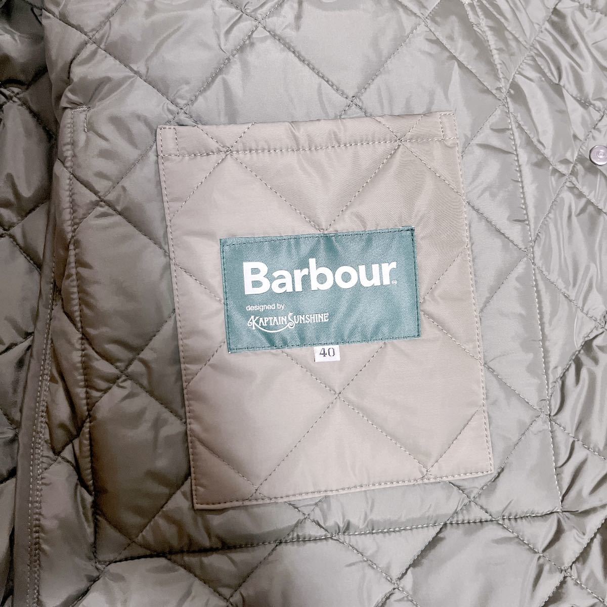 新品未着用】KAPTAIN SUNSHINE Barbour 3/4 Coat サイズ40