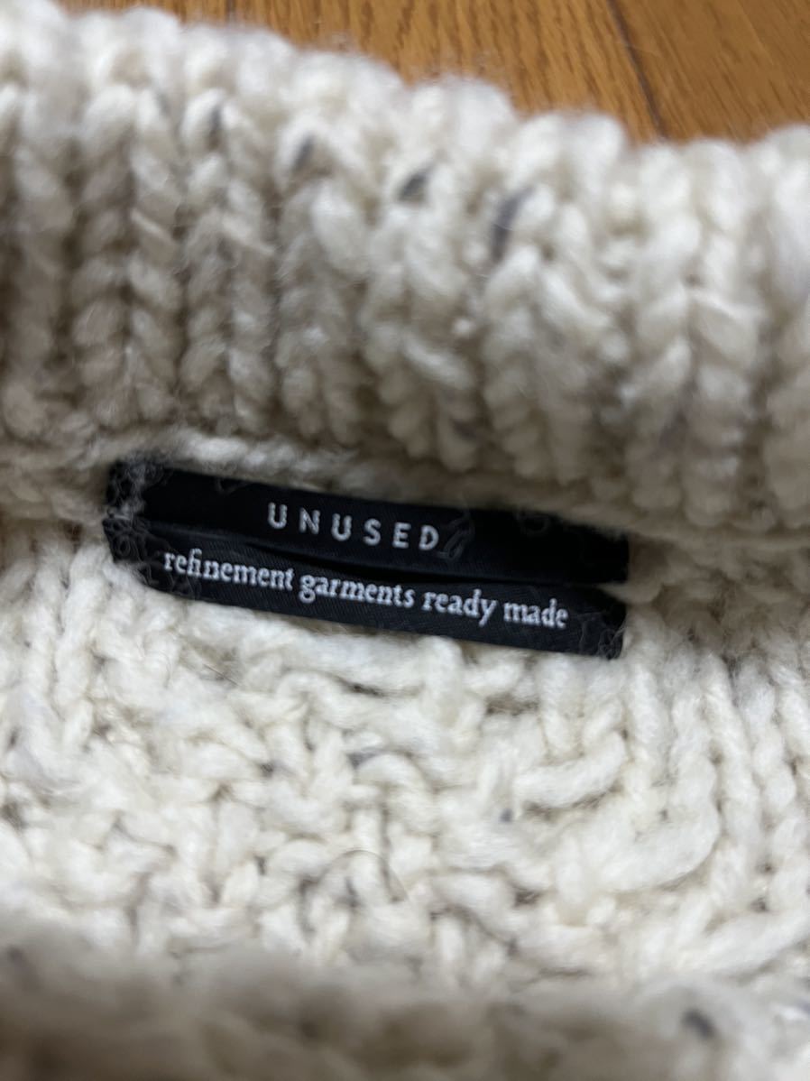 UNUSED 2019AW Hand Knit Cable Sweater Big Size ニット、セーター