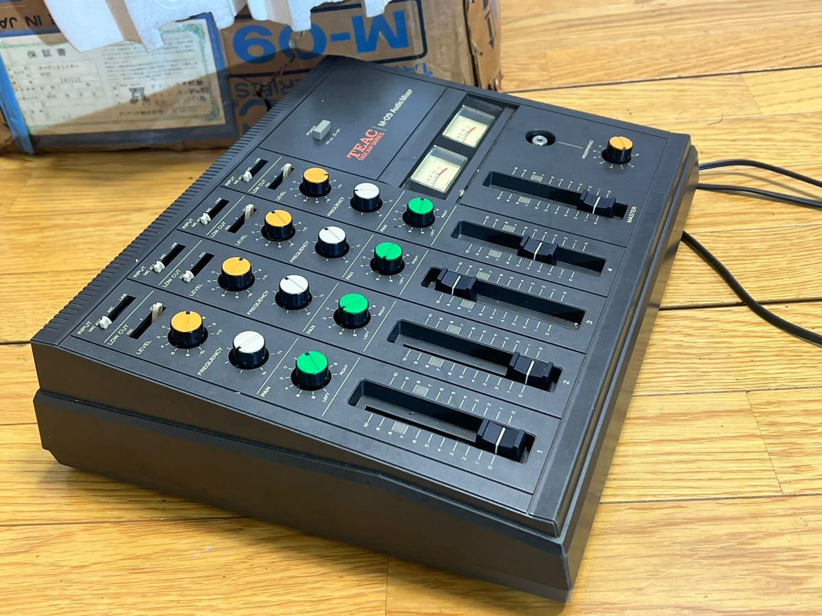 TEAC M-09 ティアック ミキサー 100%品質保証 funleucemialinfoma.org