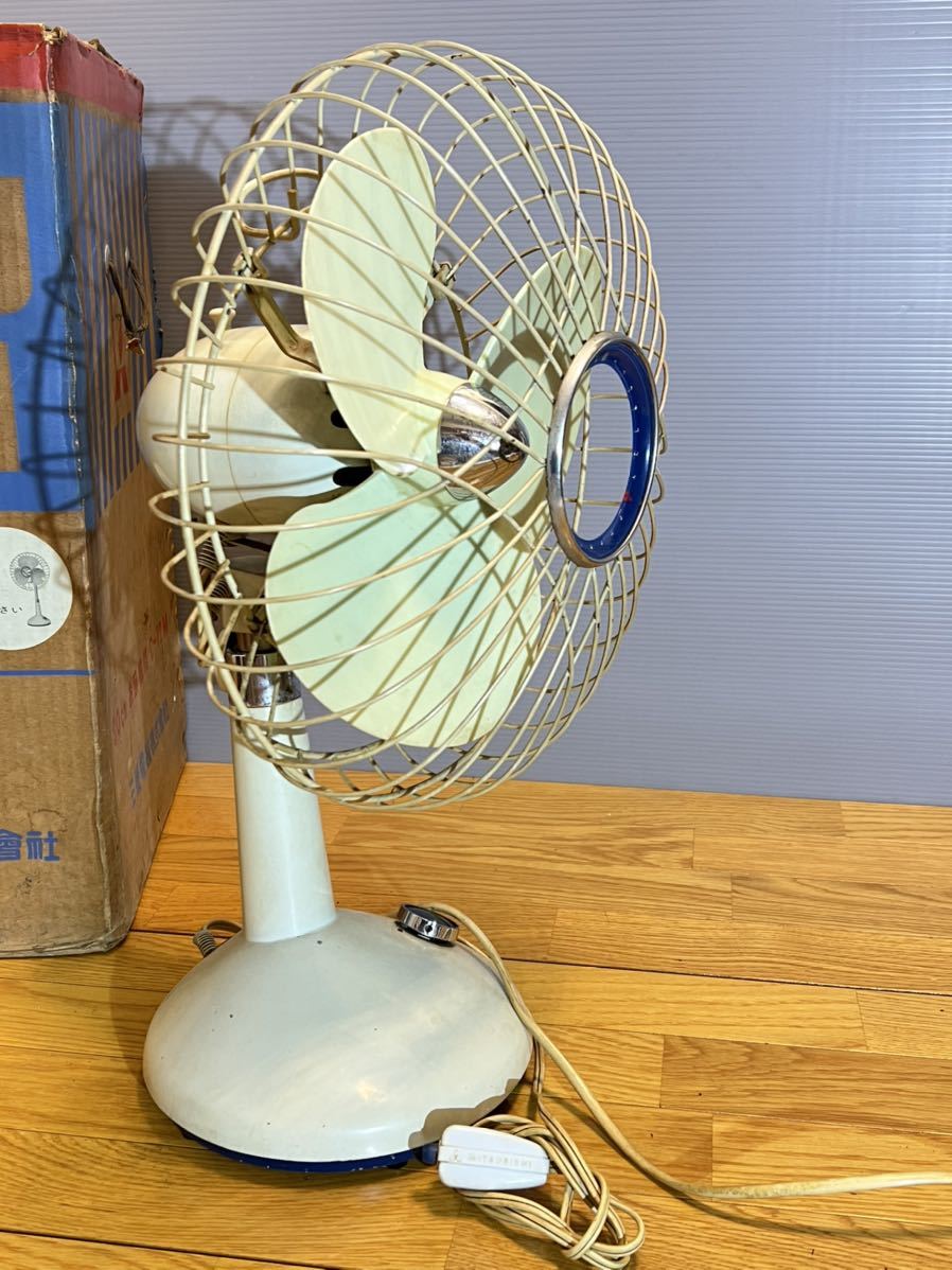 昭和レトロ 三菱 A.C.ELECTRIC FAN 鉄製 扇風機 - その他