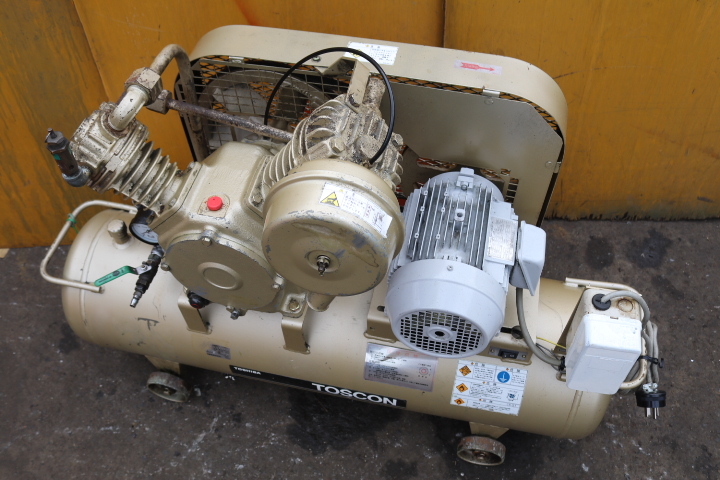  Toshiba air compressor 2.2kW(3 horse power ) 200V operation verification settled prompt decision price 