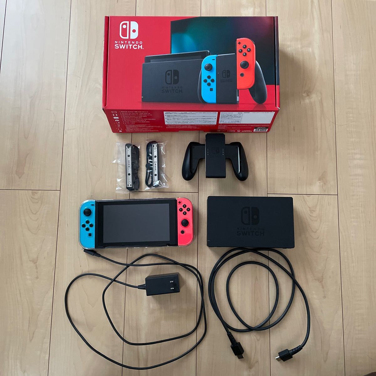 最新最全の 2022 5 21購入 美品 NINTENDO SWITCH バッテリー強化型