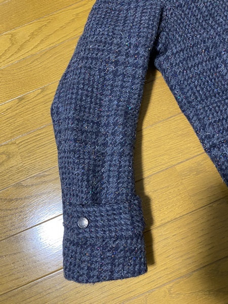 美品☆【HALB×Rhythmor】定価61,600円 ウールフードコート L 5559351-1