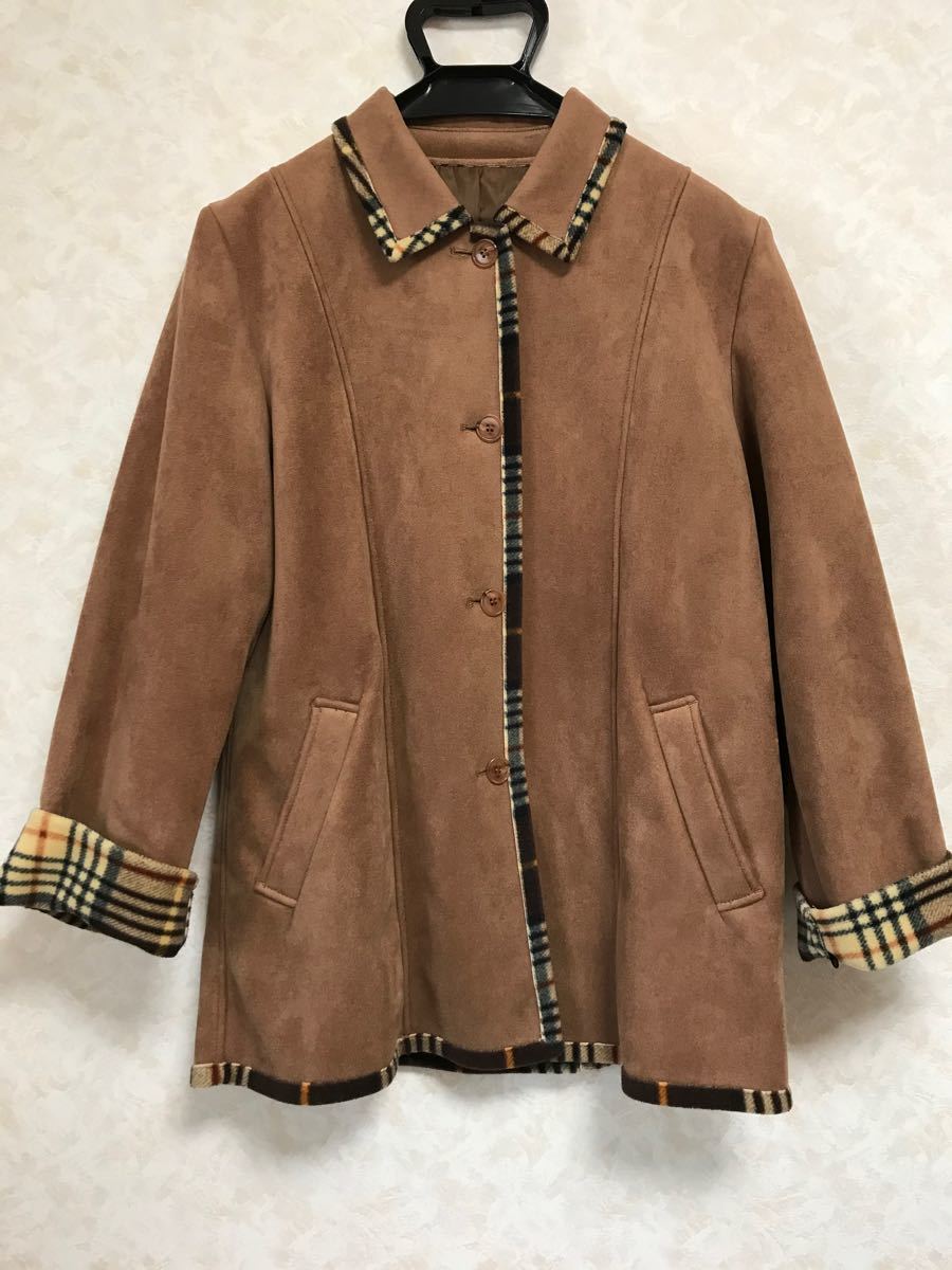 RESPIGHI インナーチェック柄 コート ジャケット
