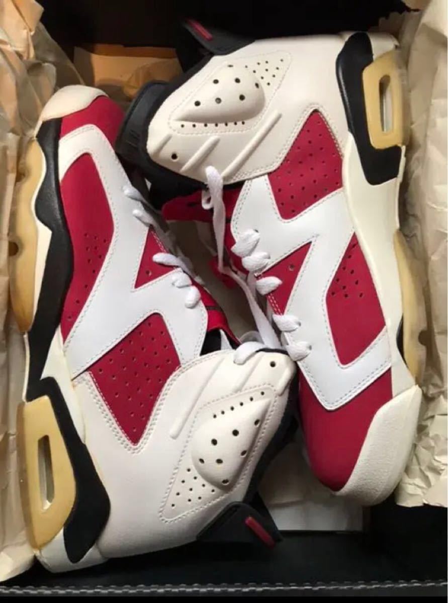 NIKE ナイキ エア ジョーダン6 AIR jordan6 カーマイン 復刻 RETRO ...