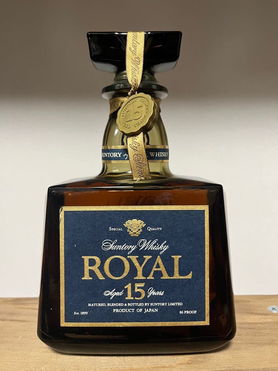 SUNTORY サントリー ROYAL ローヤル プレミアム12年 ブルーラベル - 酒