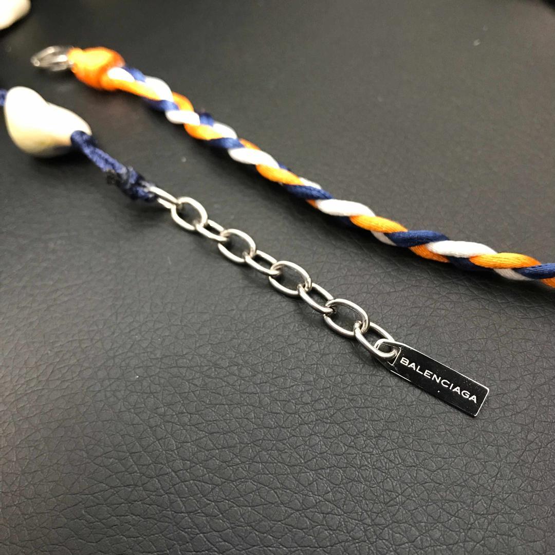 新品 BALENCIAGA バレンシアガ シルバー シェル ブレスレット