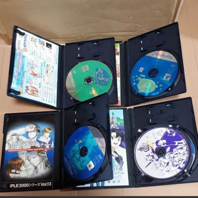 【動作確認済み】PlayStation2 学園ヘヴン他  4本セット