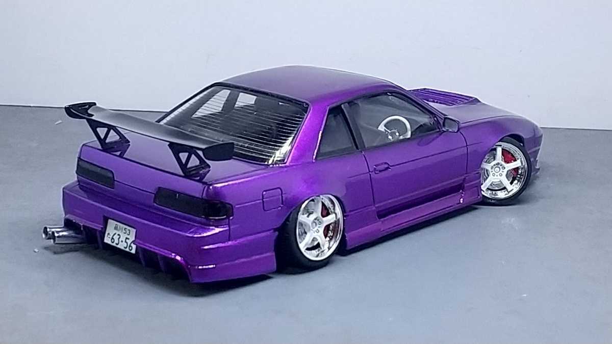 プラモデル 完成品 1/24 タミヤ S13 シルビア ワンビア 仕様 プラモデル 完成品 1/24 タミヤ S13 シルビア ワンビア 仕様