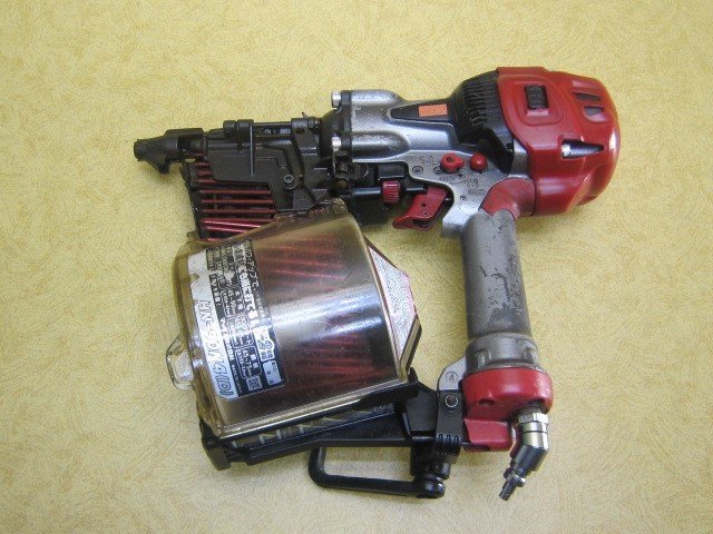 【中古品】マックス MAX 高圧 コイルネイラ HN-90N4[D] 45-90mm釘対応 エアネイラ 釘打ち機 エアーツール 建築 DIY クギ 初期不良保証_画像1