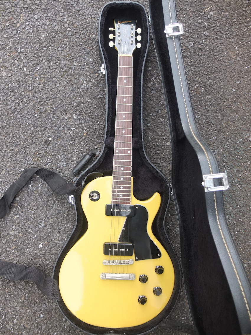 Epiphone Les Paul Special TV Yellow 2006年製 フジゲン 専用ハードケース付き エピフォン レスポールスペシャル 日本製 _画像1