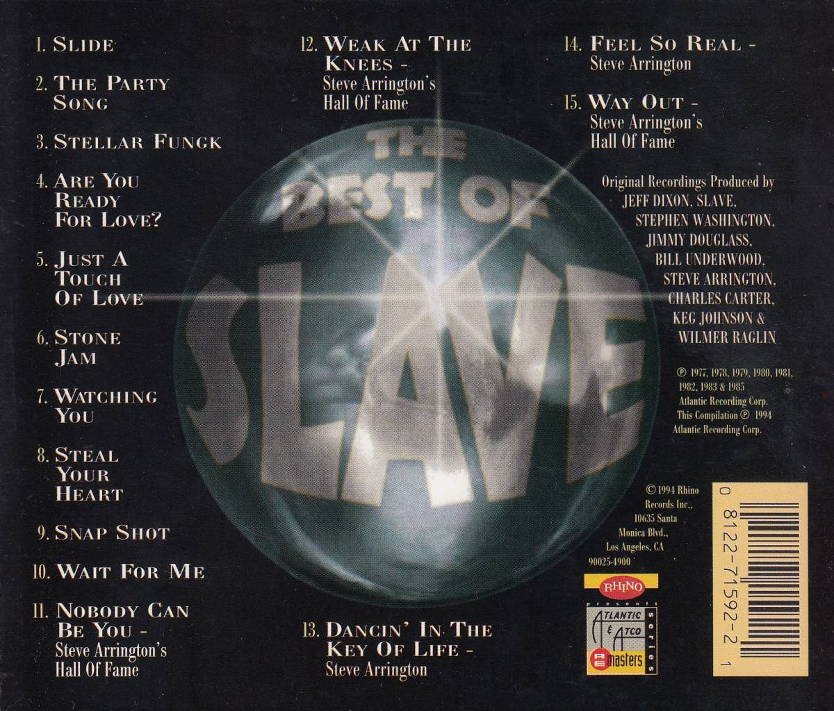 輸 Slave Featuring Steve Arrington Stellar Fungk : The Best Of◆規格番号■R2-71592◆送料無料■即決●交渉有_画像2