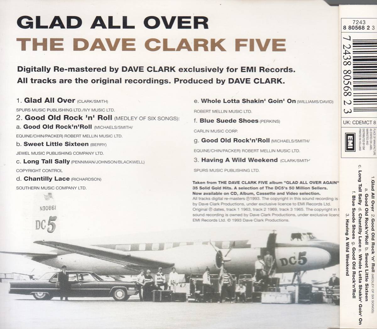 輸 The Dave Clark Five Glad All Over◆規格番号■724388056823◆送料無料■即決●交渉有_画像2