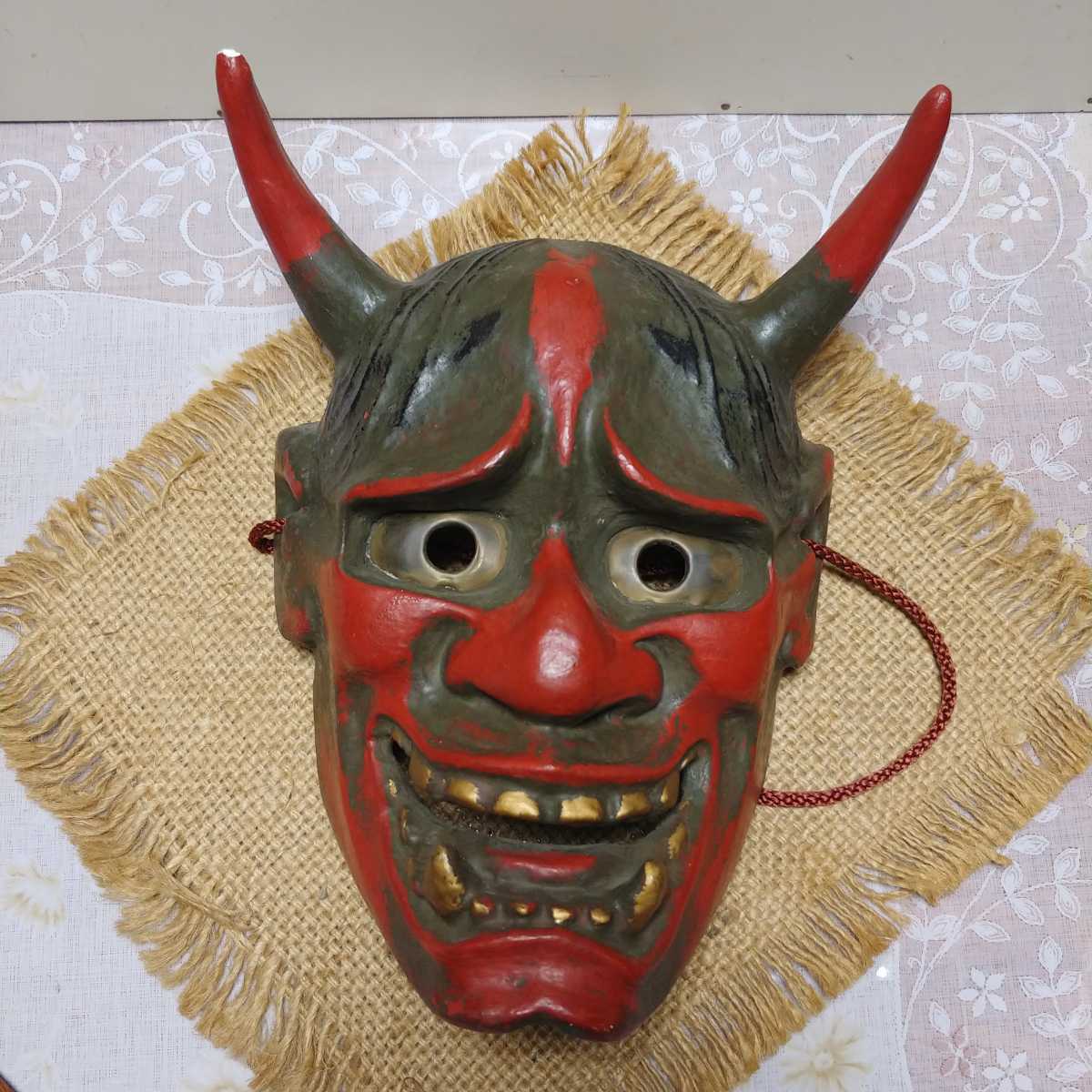 鬼 お面 飾面 古美術 古物 骨董品 | www.galicbinamada.com