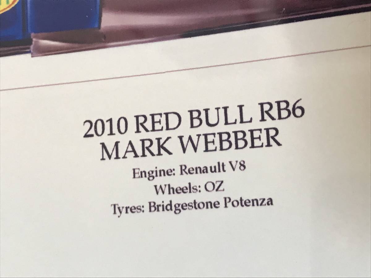 Yahoo!オークション - 2010 F1 レッドブル RB6 マークウェバー Yahoo!オークション - 2010 F1 レッドブル RB6 マークウェバー