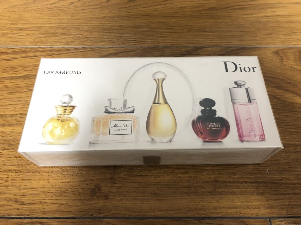 送料無料(沖縄配送) Dior LES PARFUMS ミニ香水セット 5ml ×5本