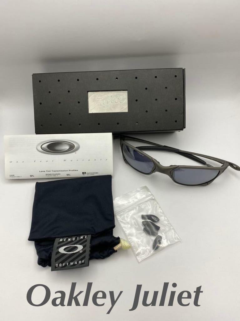 OAKLEY ジュリエットX-Metal BLACK Iridium ビンテージ　JULIET USA製　希少美品_画像1