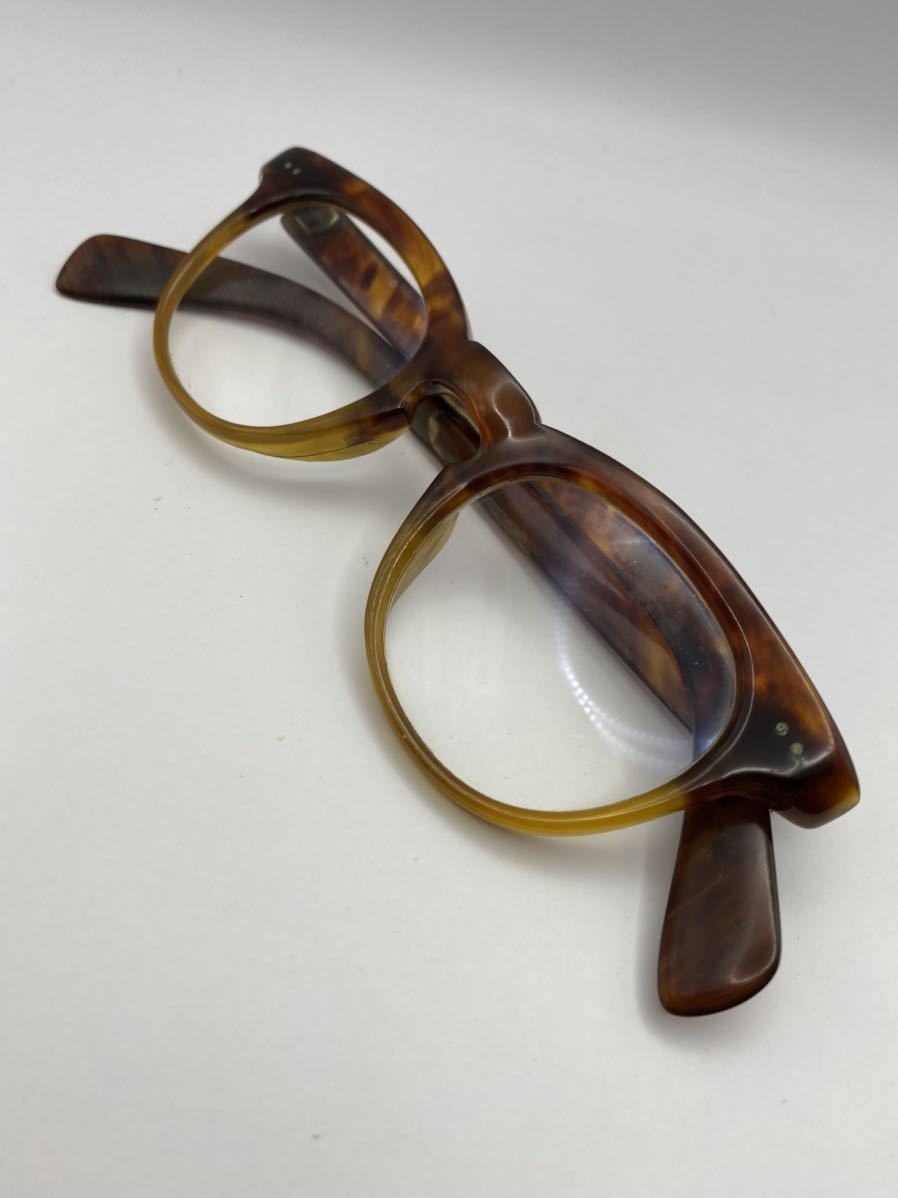 本鼈甲　眼鏡　フレーム　日本製　ビンテージ　べっ甲　メガネ　度に入り　レトロ_画像8