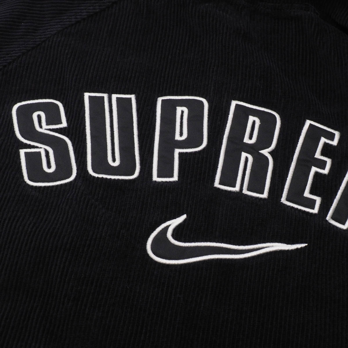 シュプリーム ナイキ アーク コーデュロイ ジャケット Supreme L黒
