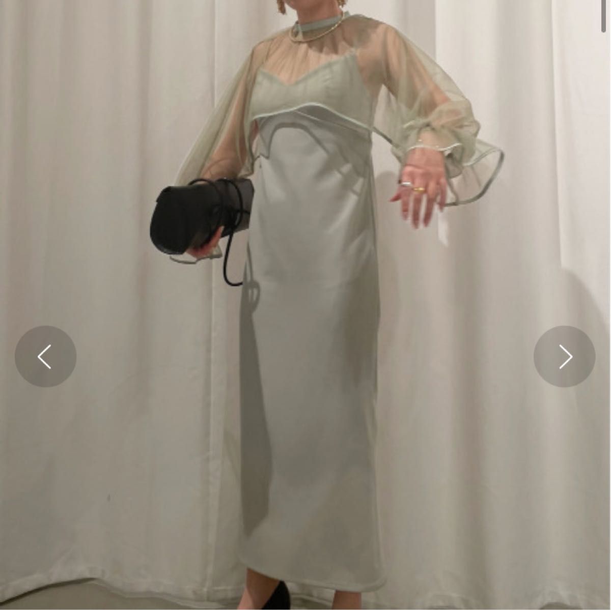 AMERI MANY WAY AIRY VEIL DRESS レディースファッション ワンピース