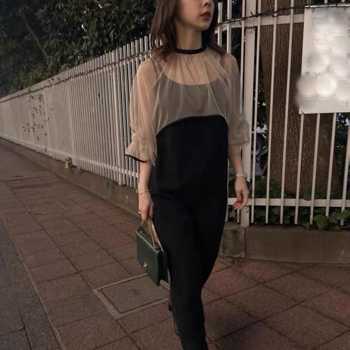 ☆即日発送☆AMERI MANY WAY AIRY VEIL DRESS レディースファッション