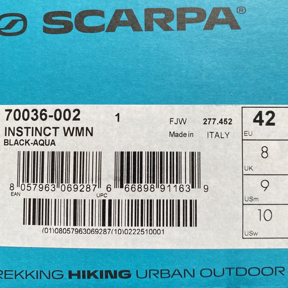 日本未発売 SCARPA スカルパ インスティンクト INSTINCT 42 日本未発売 SCARPA スカルパ インスティンクト INSTINCT 42