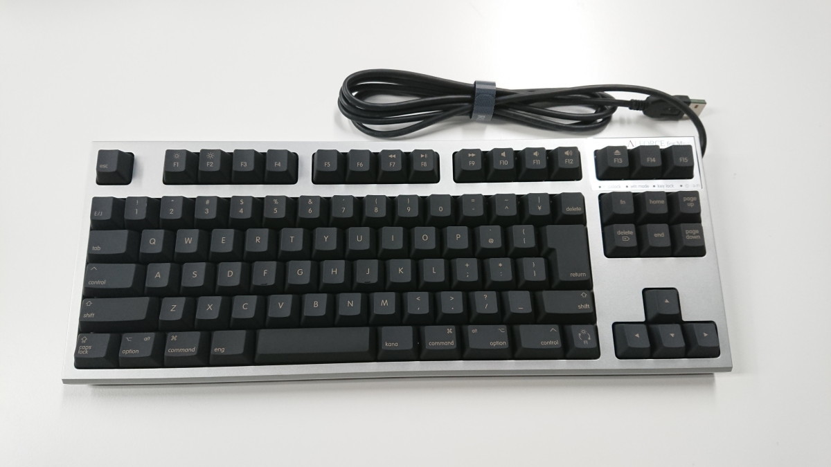 東プレ REALFORCE TKL for Mac R2TL-JPVM-BK 日本語配列 91キー テンキーレス シルバー/黒【開封品】(2487256)※代引き不可_画像8