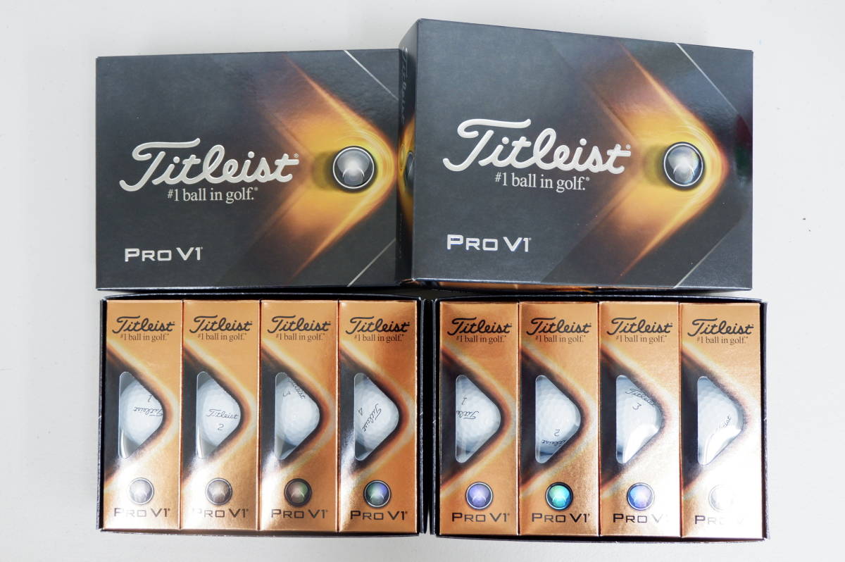 Titleist ProV1 タイトリスト プロ V1 ローナンバー (1.2.3.4) 2ダース