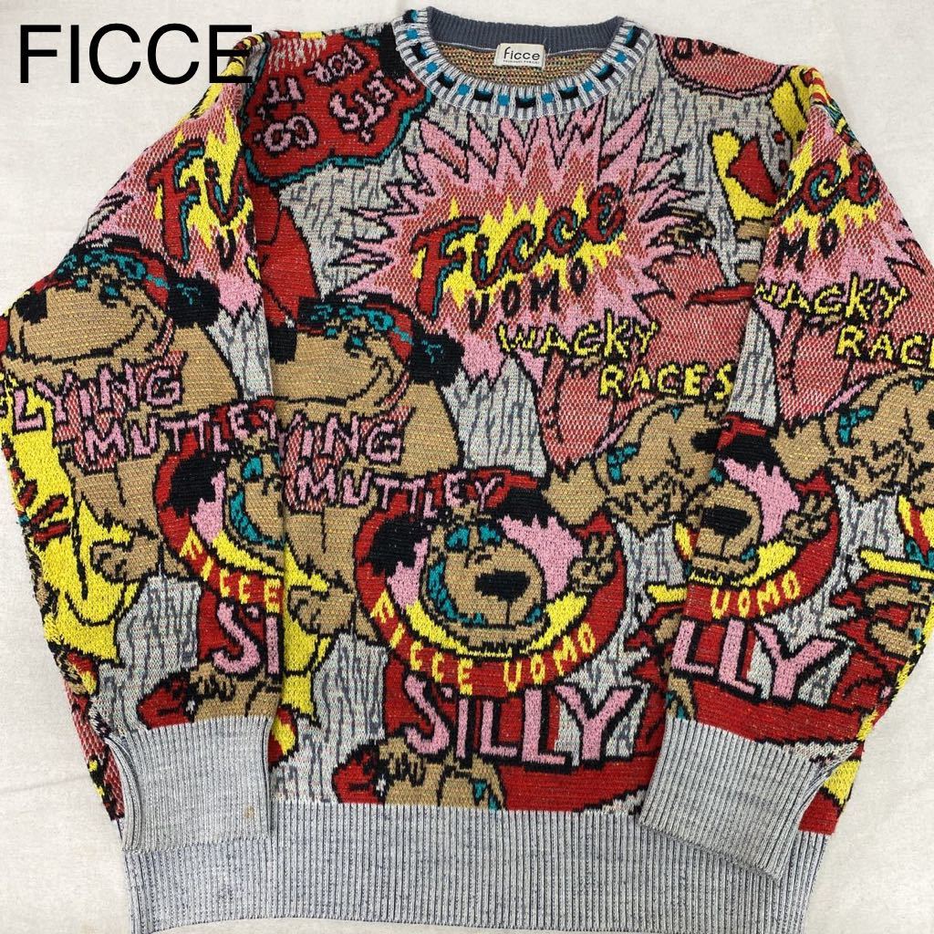 Yahoo!オークション - A147 FICCE フィッチェ ニット セーター Yahoo!オークション - A147 FICCE フィッチェ ニット セーター